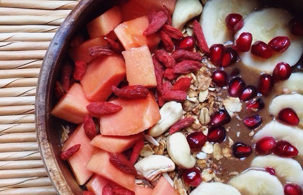 Abóbora Papaya Superfood Acai Bowl