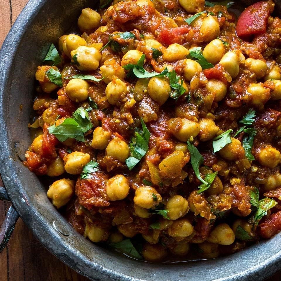 Curry de grão-de-bico